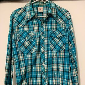 True Religion Long Sleeve Flannel Shirt Size XXL